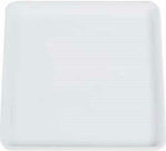 Viomes Linea 592 Square Plate Pot White 25x25cm