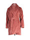 Pink Label Winter Damen Vlies Robe Rosa