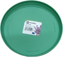 Viomes Rondo 993 Round Plate Pot Olive Green 30.5x30.5cm