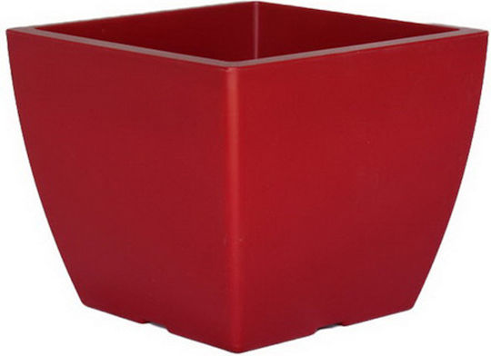 Viomes Linea 561 Planter Plastic Burgundy 21x17x17cm.