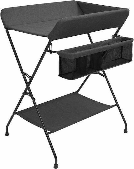 Baby Wickelkommode Möbel Grau 80x67x102cm