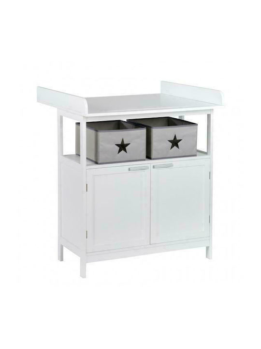 Hamburg Baby Dresser with 2 Drawers White 87x40x100cm 1711040WE