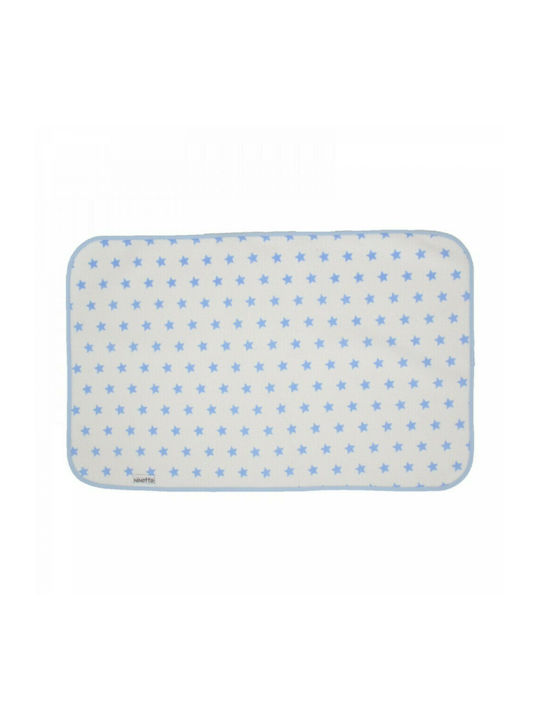 Ninetta Bebe 723 Waterproof Burp Cloth in Light Blue Color