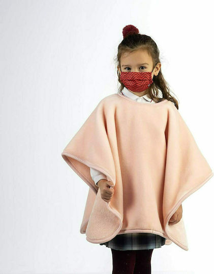 Piel SA Κουβέρτα Βελουτέ Poncho Ροζ 80x110εκ.