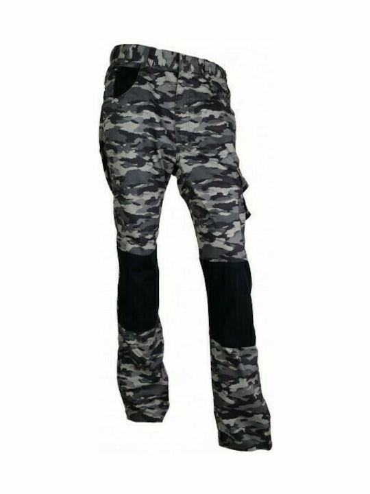 Light Camo Work Trousers Gray 01090003