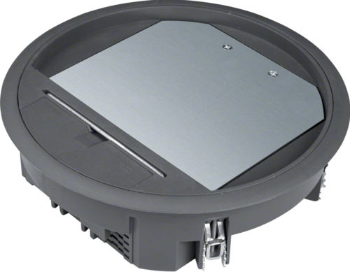 Hager Flush Electrical Box in Black Color