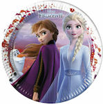 Frozen II food plates 23cm 8pcs.