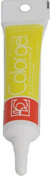 Modecor Food Colouring Gel Colorgel Yellow Tube 20gr