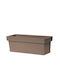 Viomes Linea Blumenkasten Kunststoff Taupe 58x18x17cm.