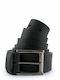 Kouros Men's Belt Leather Black