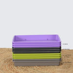 Viomes Linea 592 Square Plate Pot Purple 25x25cm