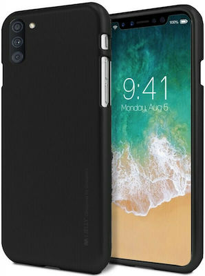 Mercury iJelly Metal Silicone Back Cover Black (Galaxy M11)