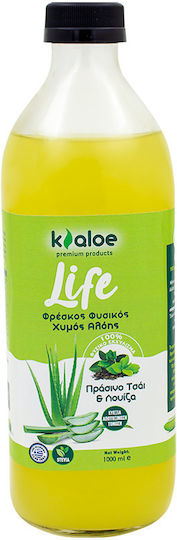 Kaloe Life Fresh Natural Aloe Juice 1000ml Louisa & Green Tea
