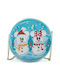 Loungefly Snowman Minnie Snow Globe Παιδική Τσάντα Ώμου Γαλάζια 17.5x17.5x6εκ.