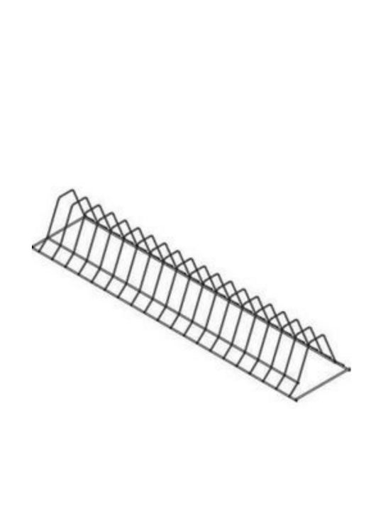 Starax Cabinet Dish Rack Metallic In Silver Colour 20x56x14cm