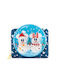 Loungefly Snowman Mickey Minnie Snow Kinder Geldbörse mit Reißverschluss Blau