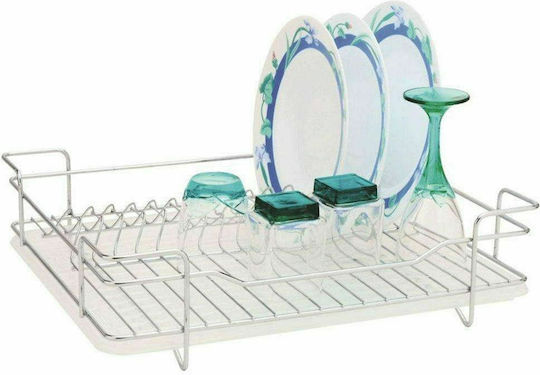 Cook-Shop Στραγγιστήρι Νεροχύτη Μεταλλικό Λευκό 38x12x46cm Cook-Shop Στραγγιστήρι Νεροχύτη Μεταλλικό Λευκό 38x12x46cm