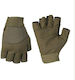 Mil-Tec Assault Fingerless Glofe In Khaki Colour