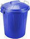 Hega Hogar 13722 Abfalleimer Abfall Kunststoff Blau 51Es