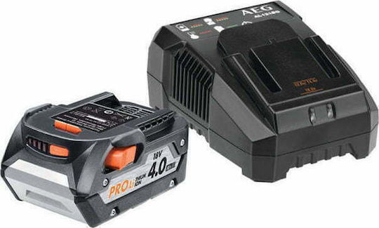 AEG Tools Set De Baterii De Litiu Capacitate 4Ah 18V Cu Încărcător