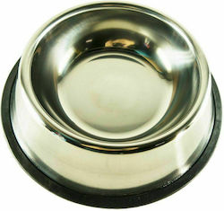 Stainless Bowls Dog Food & Water Silver