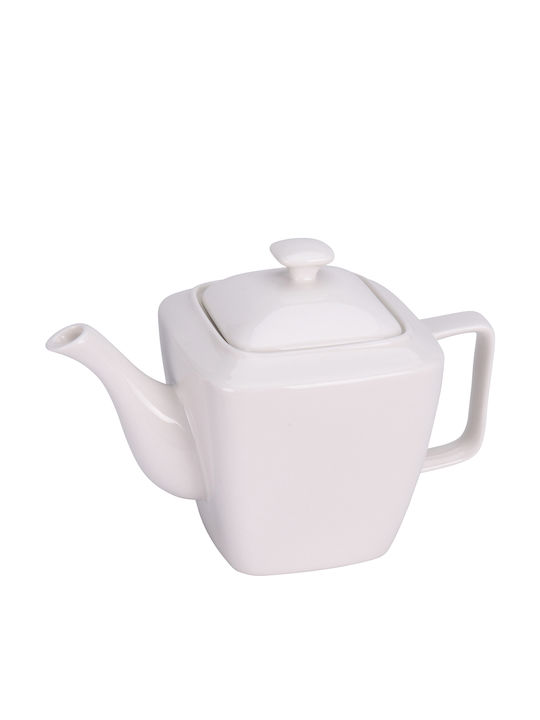 Koopman Teapot Set Porcelain White 1pc Q81000190