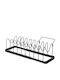 Yamazaki Cabinet Dish Rack Metallic in Black Colour 20x45x17.5cm