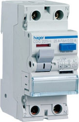 Hager Реле Изтичане На Земя 2x16A