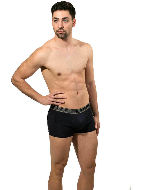 Apple Boxer Herren Boxershorts Marin / Grey 1Pa...