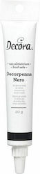 Decora Χρώμα Ζαχαροπλαστικής Gel Decorpenna Black 20gr σε Σωληνάριο