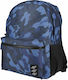 4F School Bag Backpack Junior High-High School in Blue color