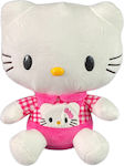 Cat White Cat Pink Lutrine 30cm