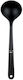 OXO Deep Soup Spoon Nylon Black 33cm