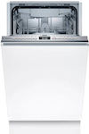 Bosch SRV4XMX16E Πλήρως Εντοιχιζόμενο Πλυντήριο Πιάτων για 10 Σερβίτσια Π44.8xY81.5εκ. Λευκό