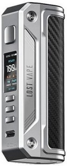 Lost Vape Thelema Solo Box Mod 100W Stainless Steel Carbon Fiber