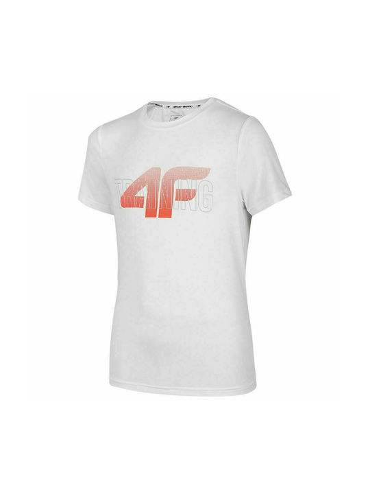 4F Παιδικό T-shirt Λευκό