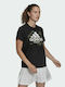 Adidas Padel Femeie Sport Tricou Negru