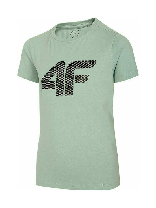 4F Παιδικό T-shirt Πράσινο