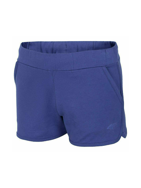 4F Kids Athletic Shorts/Bermuda Blue