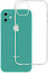 3MK Clear Back Cover Σιλικόνης 1.2mm Διάφανο (iPhone 11)