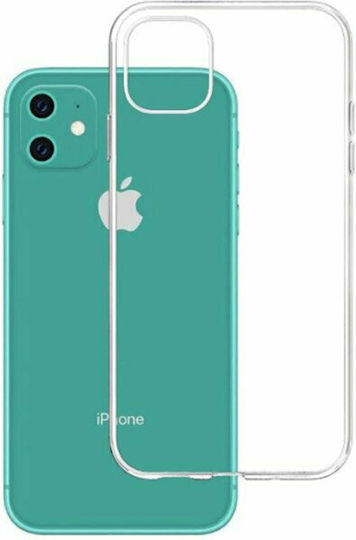 3MK Clear Back Cover Σιλικόνης 1.2mm Διάφανο (iPhone 11)