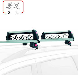 Fabbri Aluski & Board Car Ski Mounts Suitable for 4 Ski Pairs