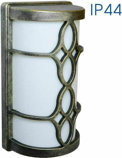 Vivalux Dakar Wall-Mounted Outdoor Ceiling Light E27 IP44 14.6x26.7x9.7εκ.