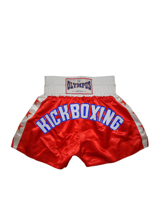 Olympus Sport Shorts Kick/Thai-Boxen Rot