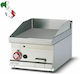 Lotus Gewerbliche Flachgrillplatten LPG 40x60x28cm 6kW mit glatter & geriffelter Platte