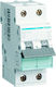 Hager Automatic Circuit Breaker 2A Double-pole AC MCN502