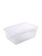 Hega Hogar Plastic Storage Box with Lid Transparent 18x12x7cm