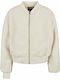 Kurz Damen Bomberjacke Beige