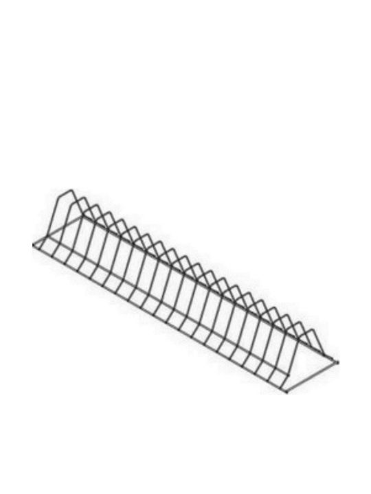 Cabinet Dish Rack Metallic in Silver Colour 20x50x13cm