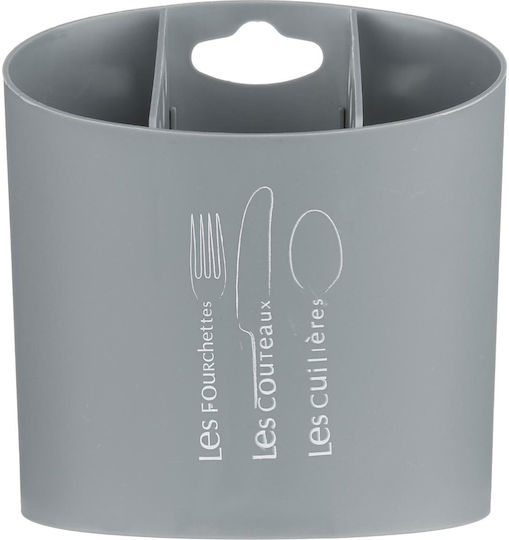 5Five Plastic Blue Cutlery Drainer 14x14x10.8cm